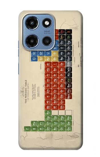 S1695 Le tableau périodique de la Terre du Milieu Etui Coque Housse pour Motorola Moto G 5G (2025)