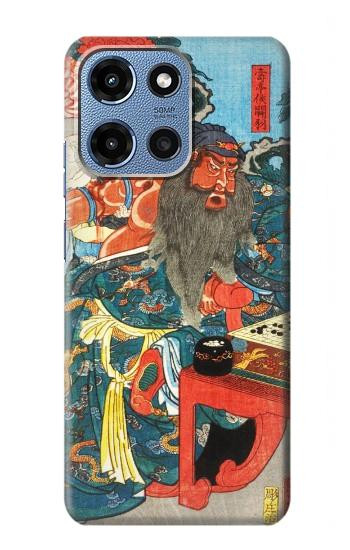 S1826 Utagawa Kuniyoshi Guan Yu Etui Coque Housse pour Motorola Moto G 5G (2025)