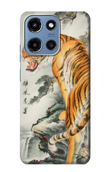 S1934 Peinture Tigre chinois Etui Coque Housse pour Motorola Moto G 5G (2025)