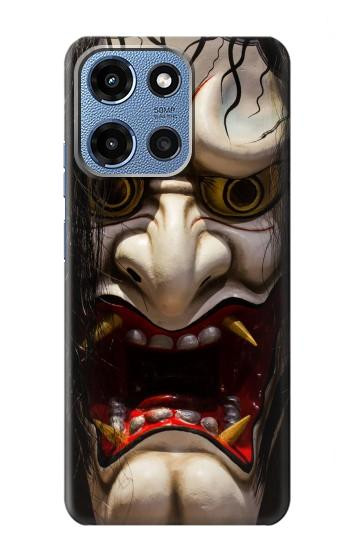 S2112 Hannya Démon Masque Etui Coque Housse pour Motorola Moto G 5G (2025)