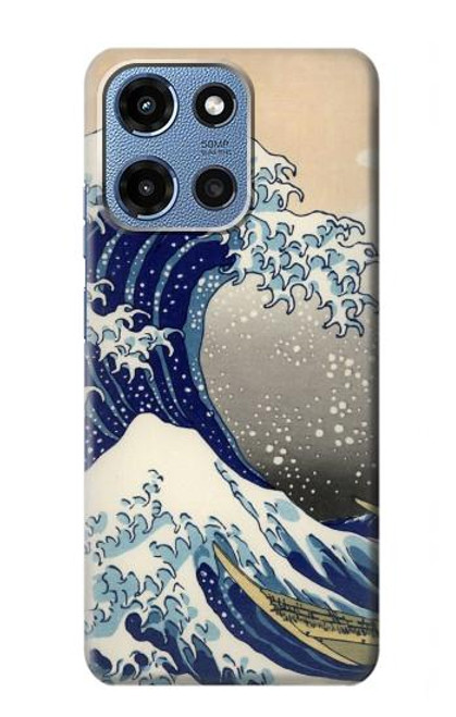 S2389 Hokusai La grande vague de Kanagawa Etui Coque Housse pour Motorola Moto G 5G (2025)