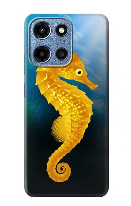 S2444 Hippocampe Monde sous-marin Etui Coque Housse pour Motorola Moto G 5G (2025)