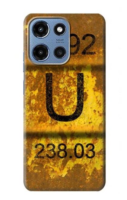 S2447 Vieux nucléaire d'uranium Rusty déchets Baril Etui Coque Housse pour Motorola Moto G 5G (2025)