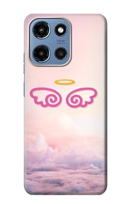 S2514 Ailes Ange mignon Etui Coque Housse pour Motorola Moto G 5G (2025)