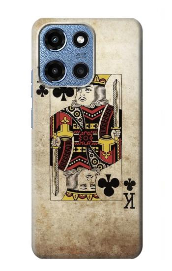 S2528 Poker King Carte Etui Coque Housse pour Motorola Moto G 5G (2025)