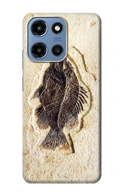 S2562 fossile poisson Etui Coque Housse pour Motorola Moto G 5G (2025)