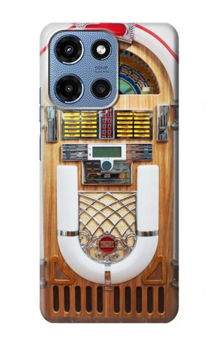S2853 Jukebox appareil de lecture Etui Coque Housse pour Motorola Moto G 5G (2025)