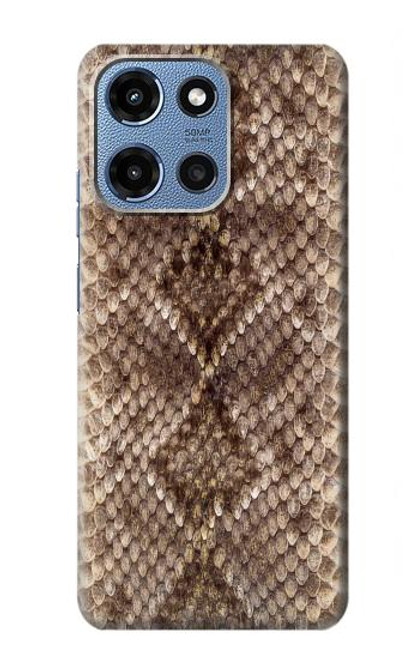 S2875 Rattle Serpent Imprimé graphique Peau Etui Coque Housse pour Motorola Moto G 5G (2025)