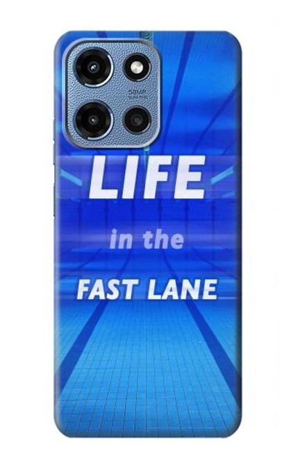 S3136 La vie dans la voie rapide Piscine Etui Coque Housse pour Motorola Moto G 5G (2025)
