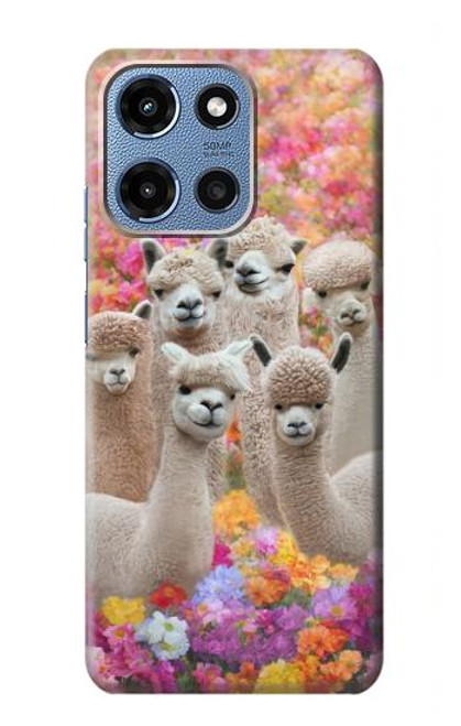 S3916 Alpaga Famille Bébé Alpaga Etui Coque Housse pour Motorola Moto G 5G (2025)