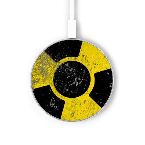 S0264 Nucléaire Chargeur sans fil 15W Type-C iPhone Android Station de charge à lumière LED