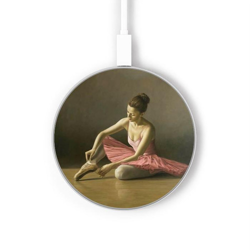 S1241 Ballet Chargeur sans fil 15W Type-C iPhone Android Station de charge à lumière LED