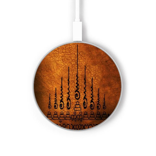 S2252 Gao Yord 9 Flèche de tatouage Protéger Chargeur sans fil 15W Type-C iPhone Android Station de charge à lumière LED