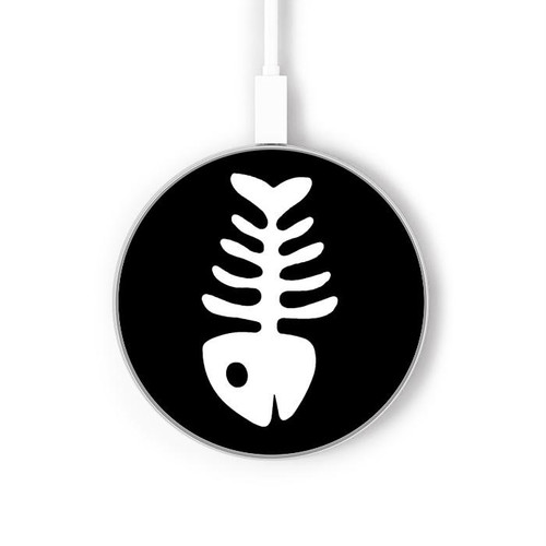 S2509 Arête Chargeur sans fil 15W Type-C iPhone Android Station de charge à lumière LED