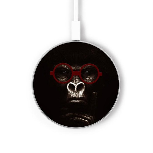 S3529 penser Gorilla Chargeur sans fil 15W Type-C iPhone Android Station de charge à lumière LED