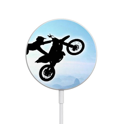 S2675 motocross Chargeur magnétique sans fil avec MagSafe 15W pour iPhone 16 15 14 13 12