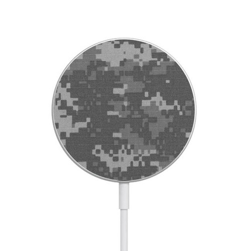 S2867 Armée blanche numérique Camo Chargeur magnétique sans fil avec MagSafe 15W pour iPhone 16 15 14 13 12