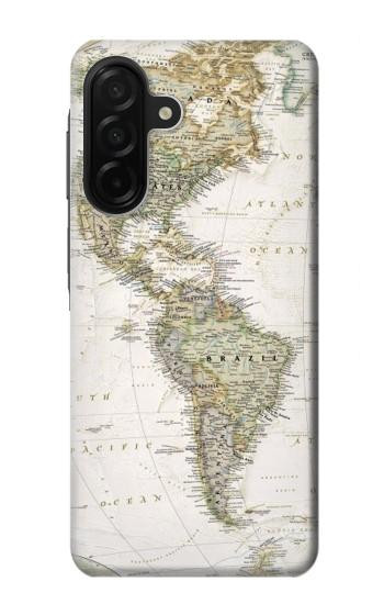 S0604 Carte du monde Etui Coque Housse pour Samsung Galaxy A26