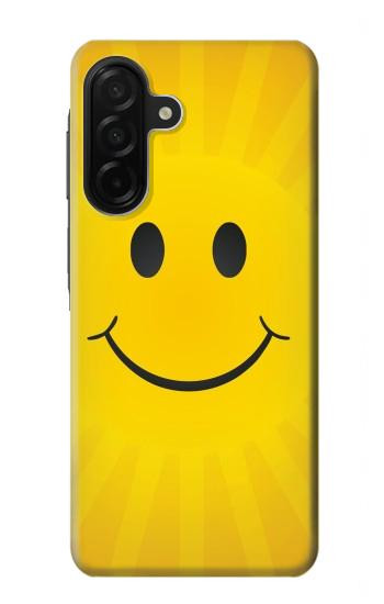 S1146 Sourire Soleil Jaune Etui Coque Housse pour Samsung Galaxy A26
