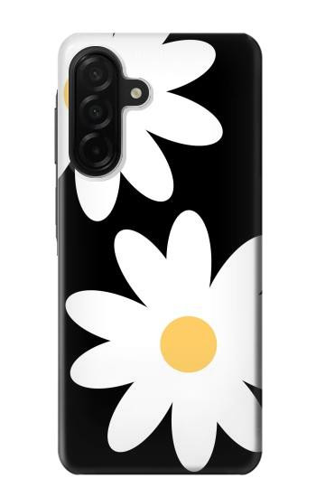 S2315 Fleurs de marguerite blanche Etui Coque Housse pour Samsung Galaxy A26
