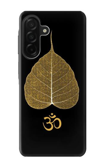 S2331 Feuille d'or bouddhiste Symbole de l'OM Etui Coque Housse pour Samsung Galaxy A26