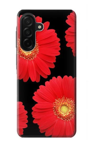 S2478 fleur rouge Daisy Etui Coque Housse pour Samsung Galaxy A26