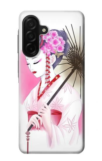 S2579 Traditionnelle japonaise Geisha Kimono Etui Coque Housse pour Samsung Galaxy A26
