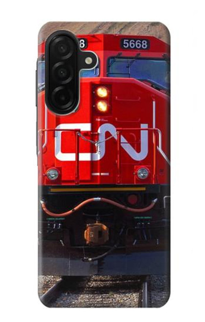 S2774 Train Canada Nationale des chemins de fer Etui Coque Housse pour Samsung Galaxy A26