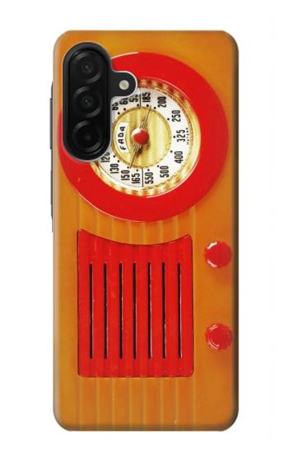 S2780 Radio bakélite orange millésimé Etui Coque Housse pour Samsung Galaxy A26