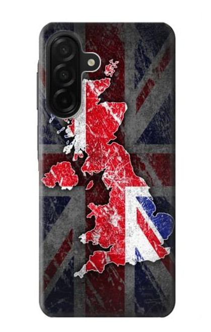 S2936 Royaume-Uni Drapeau britannique Carte Etui Coque Housse pour Samsung Galaxy A26
