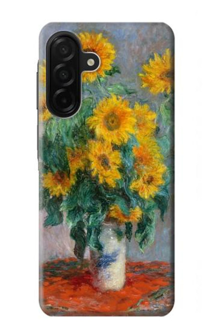 S2937 Claude Monet Bouquet de tournesols Etui Coque Housse pour Samsung Galaxy A26