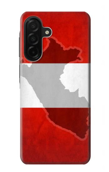 S3018 Pérou Drapeau Etui Coque Housse pour Samsung Galaxy A26