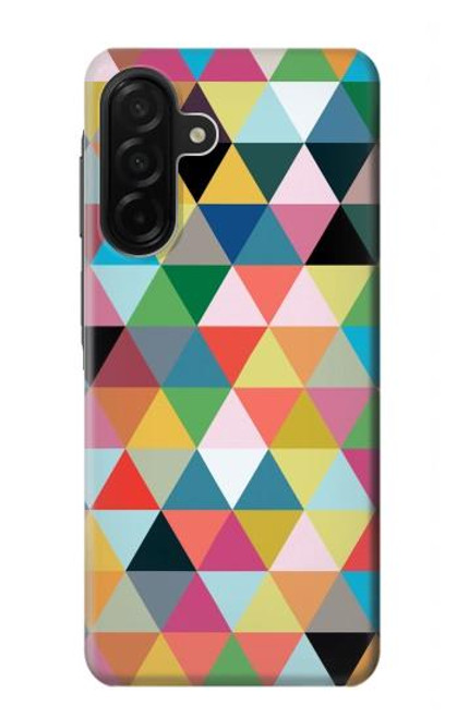 S3049 Triangles Couleurs vibrantes Etui Coque Housse pour Samsung Galaxy A26