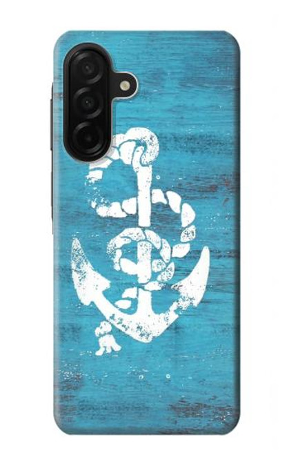 S3053 Marin Blue Anchor Etui Coque Housse pour Samsung Galaxy A26
