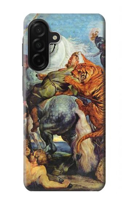 S3331 Peter Paul Rubens Tigre und Lowenjagd Etui Coque Housse pour Samsung Galaxy A26