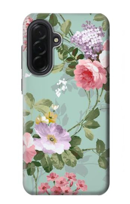 S2178 Peinture Fleur Art Floral Etui Coque Housse pour Samsung Galaxy A36