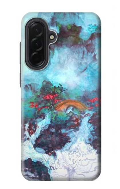 S2724 Dragon Blanc Piscine Haisu Lui Etui Coque Housse pour Samsung Galaxy A36