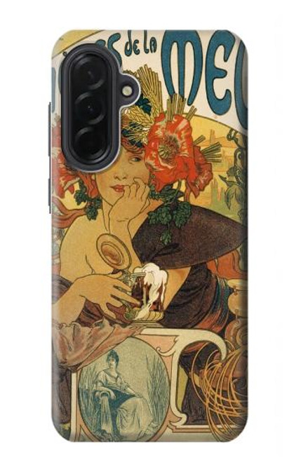 S2740 Alphonse Mucha De La Muse Bieres Etui Coque Housse pour Samsung Galaxy A36