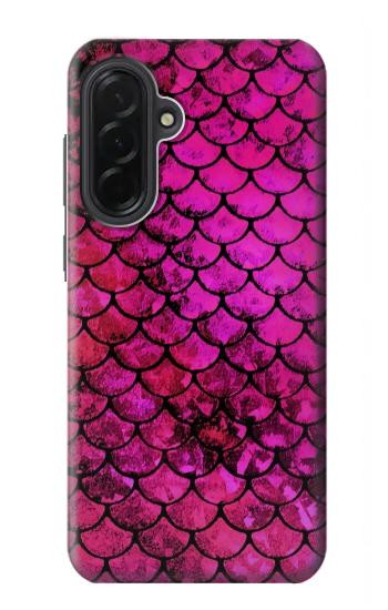 S3051 Rose Sirène écailles de poisson Etui Coque Housse pour Samsung Galaxy A36