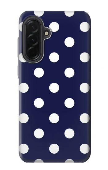S3533 Bleu à pois Etui Coque Housse pour Samsung Galaxy A36