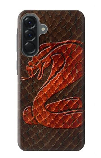 S0663 Cobra Serpent Peau Etui Coque Housse pour Samsung Galaxy A56