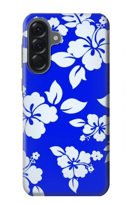 S2244 Motif Hawai Hibiscus Bleu Etui Coque Housse pour Samsung Galaxy A56
