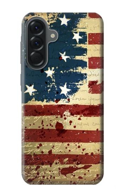 S2349 Old American Drapeau Etui Coque Housse pour Samsung Galaxy A56