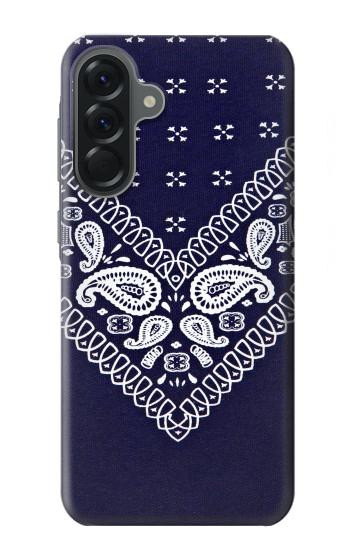 S3357 Marine Bleu Bandana Motif Etui Coque Housse pour Samsung Galaxy A56