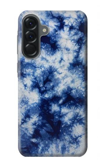S3439 Tissu Indigo Tie Dye Etui Coque Housse pour Samsung Galaxy A56