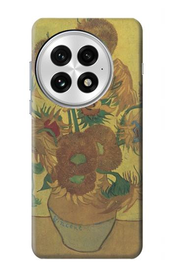S0214 Van Gogh quinze tournesols Etui Coque Housse pour OnePlus 13