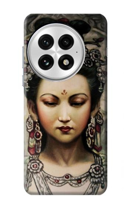 S0681 Guan Yin Etui Coque Housse pour OnePlus 13