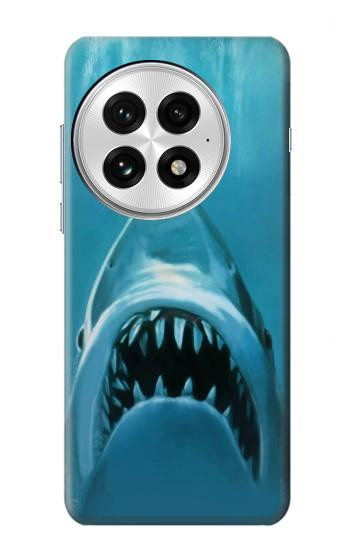 S0830 Requin blanc Etui Coque Housse pour OnePlus 13