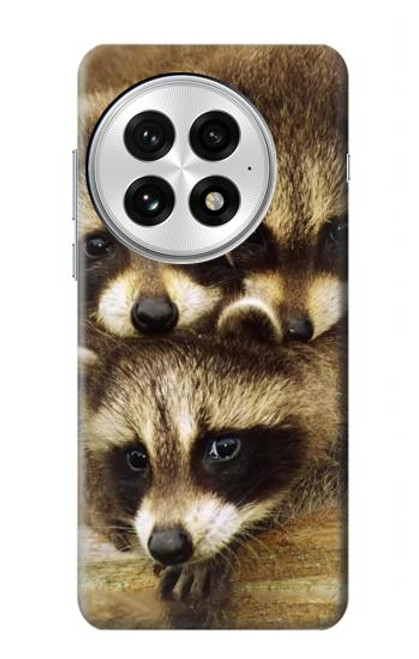 S0977 Les ratons laveurs bébé Etui Coque Housse pour OnePlus 13