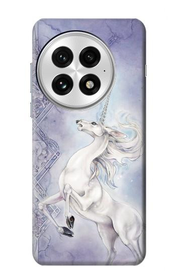 S1134 Cheval Blanc Licorne Etui Coque Housse pour OnePlus 13